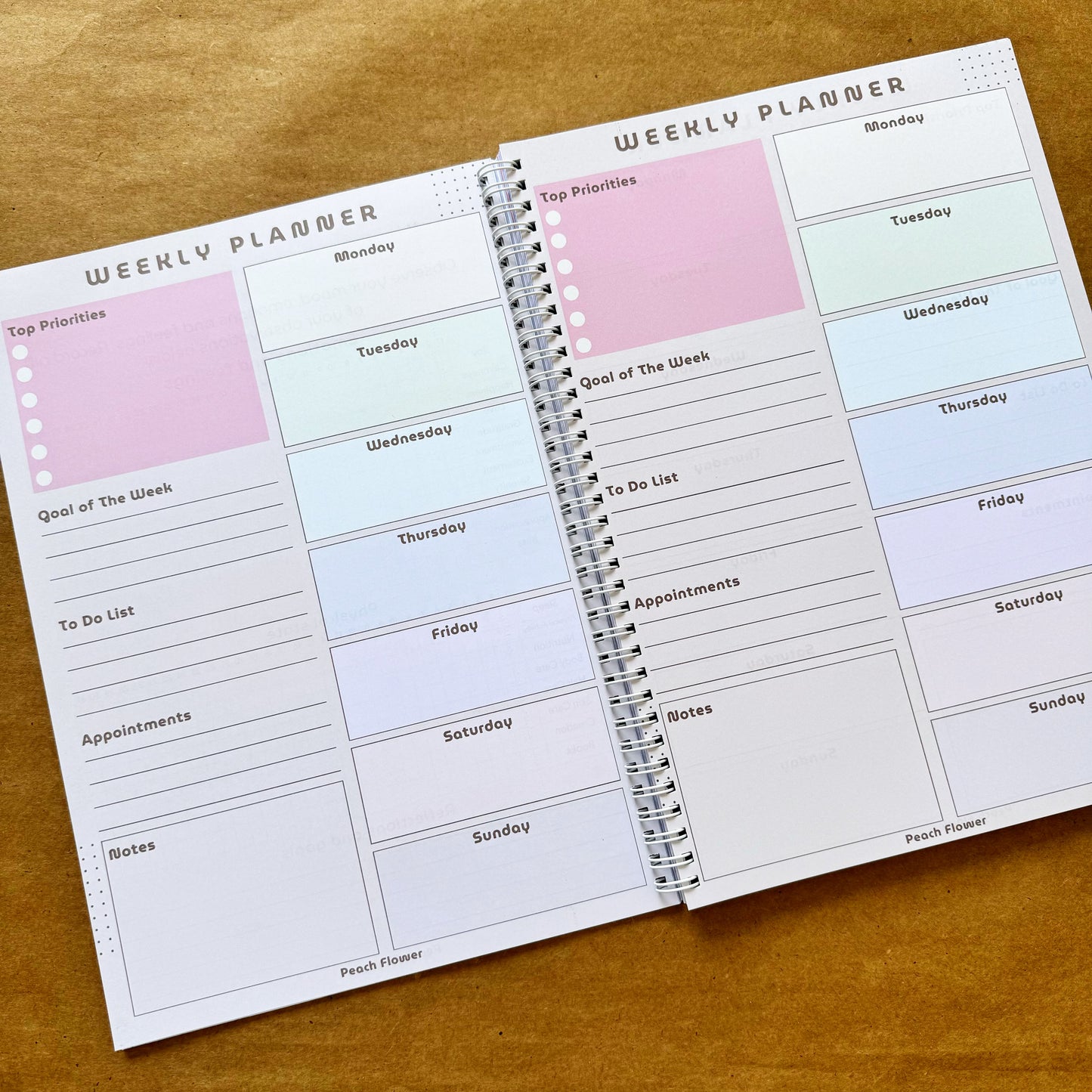 Yearly Planner 2025 (Free: 2 Sticker Sheets + 4 Bookmarks + 3 Cards)