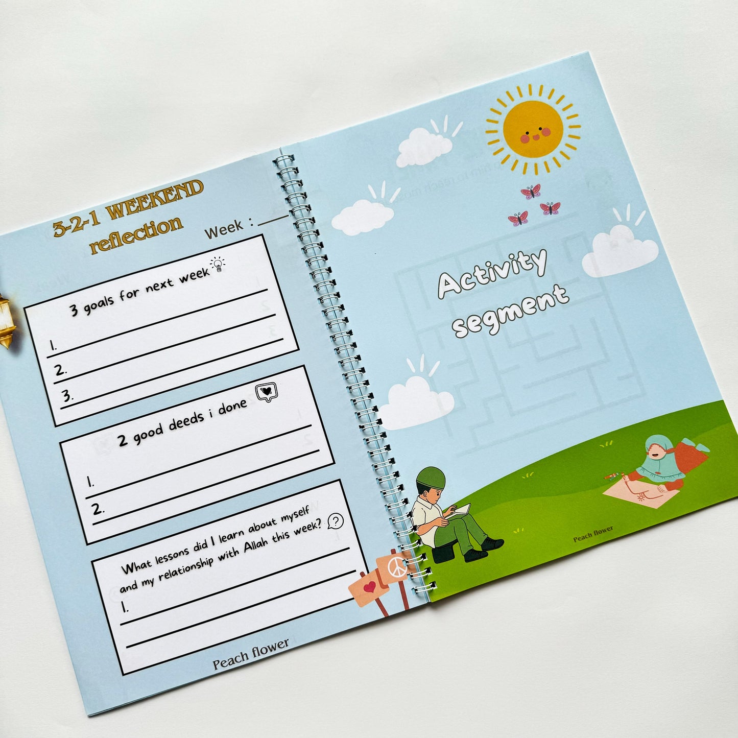 Namaz Planner (Free: 1 Sticker Sheet + 4 Bookmarks + 2 Cards)