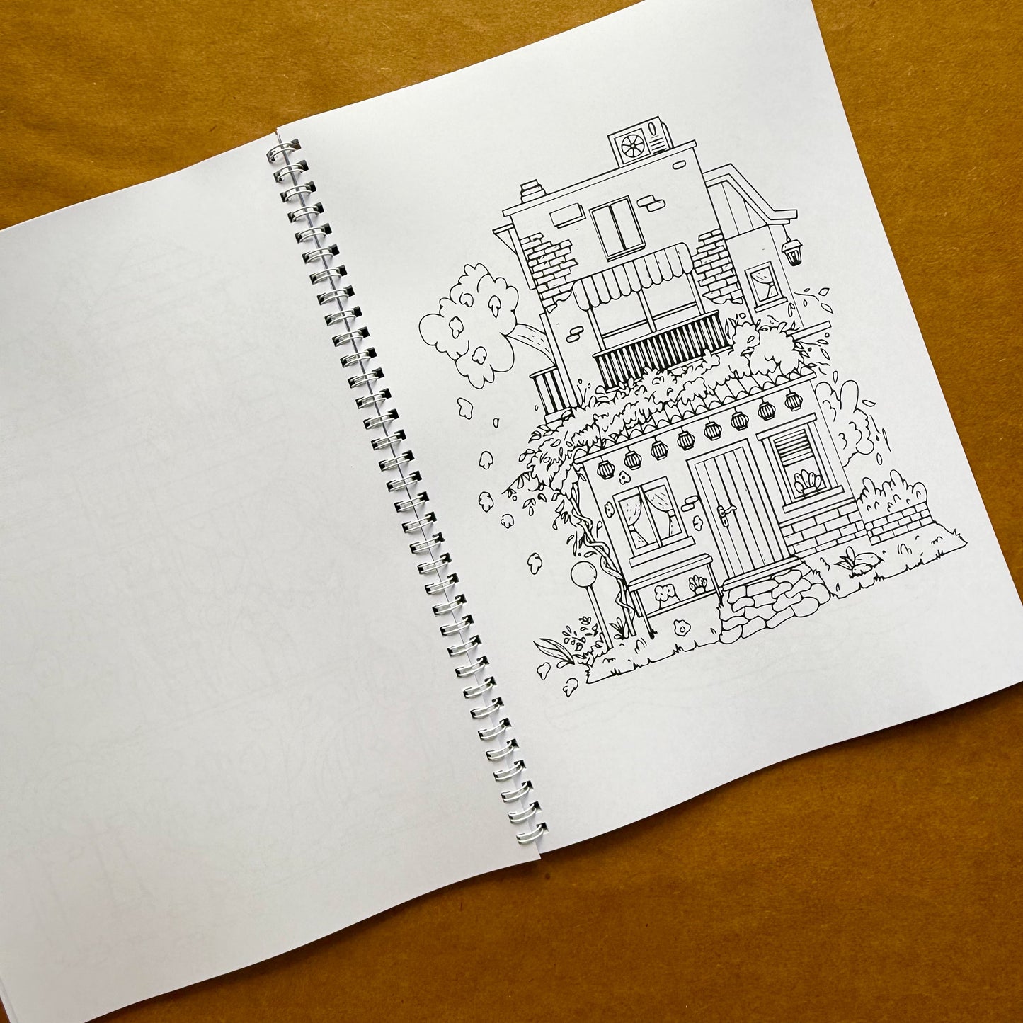 Adult Coloring Book: Urban Version 2 in 1