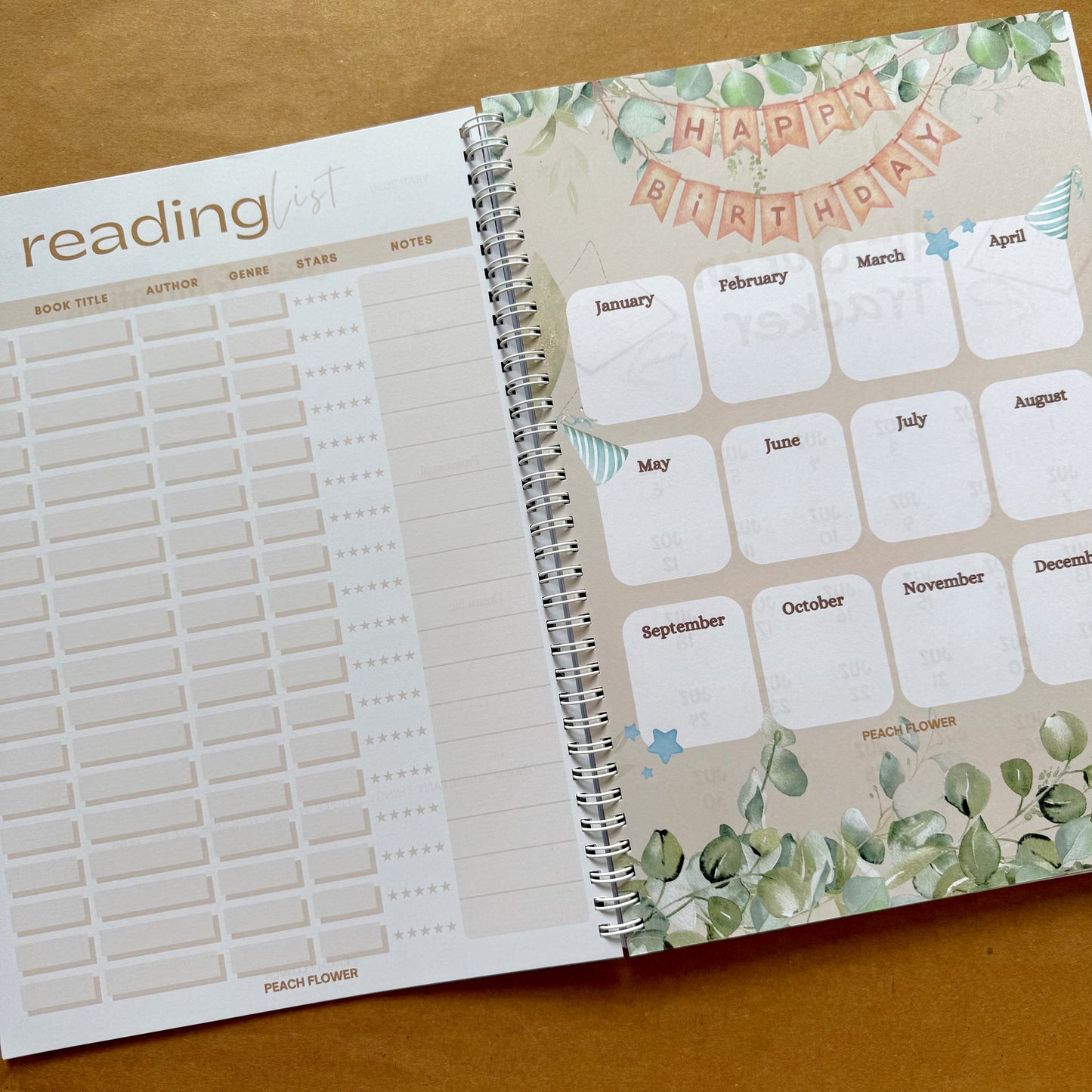 Yearly Planner 2026 (Free: 2 Sticker Sheets + 4 Bookmarks + 6 Cards)