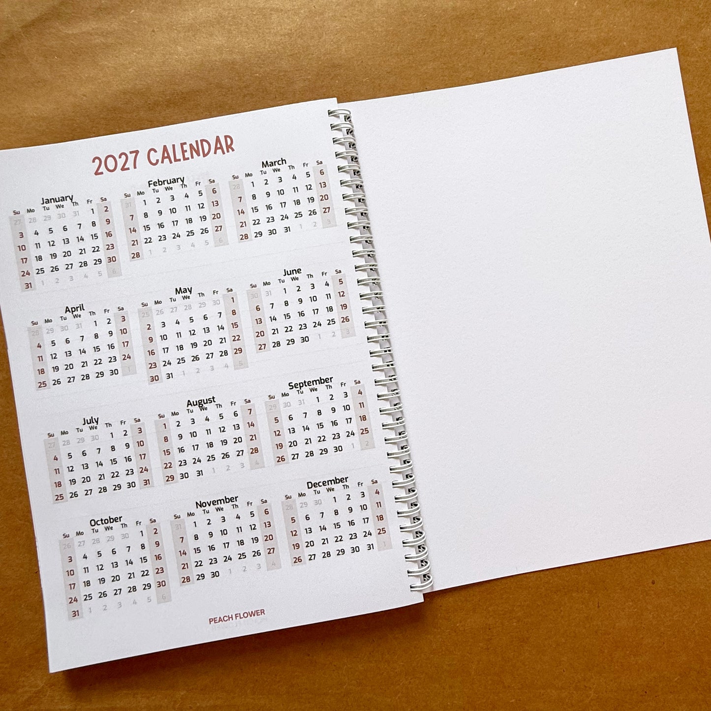Yearly Planner 2026 (Free: 2 Sticker Sheets + 4 Bookmarks + 6 Cards)
