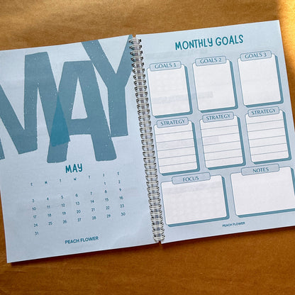 Yearly Planner 2026 (Free: 2 Sticker Sheets + 4 Bookmarks + 6 Cards)