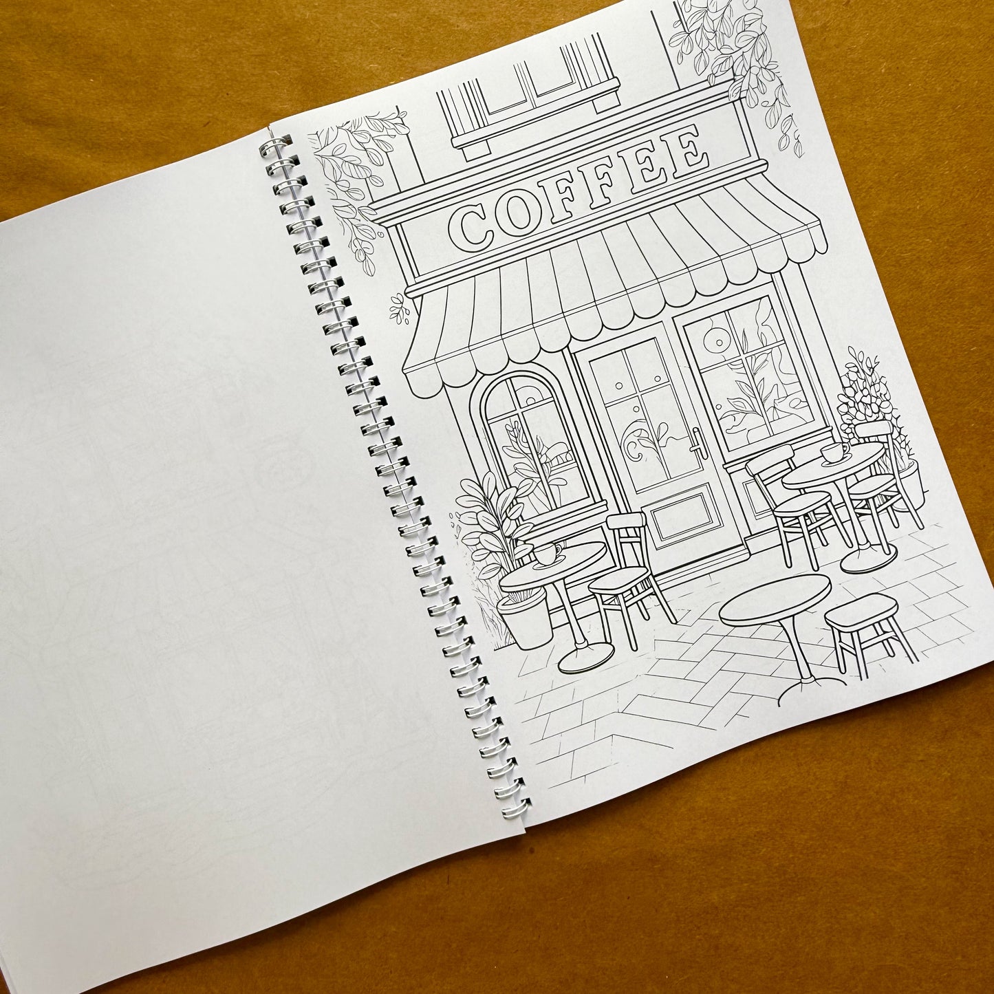 Adult Coloring Book: Urban Version 2 in 1