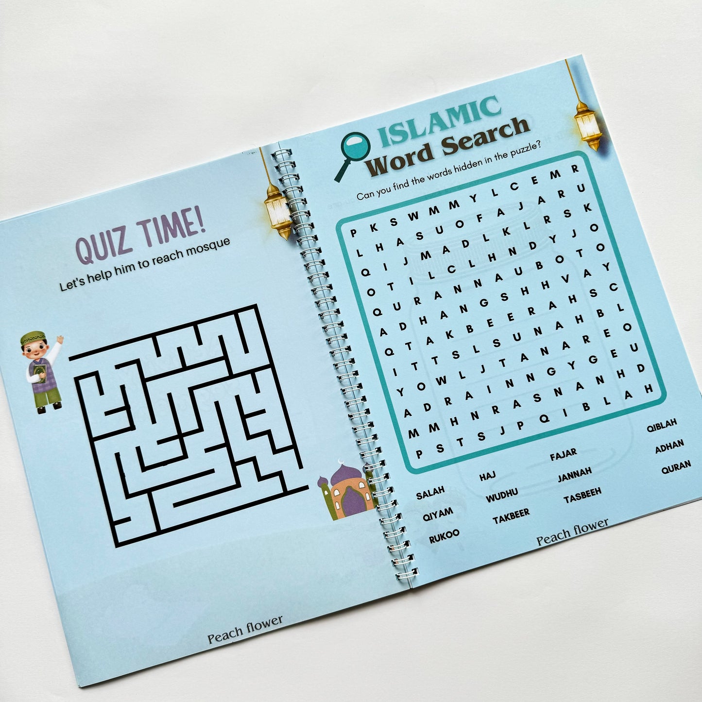 Namaz Planner (Free: 1 Sticker Sheet + 4 Bookmarks + 2 Cards)