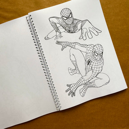 Adult Coloring Book: Marvel Version 2 in 1