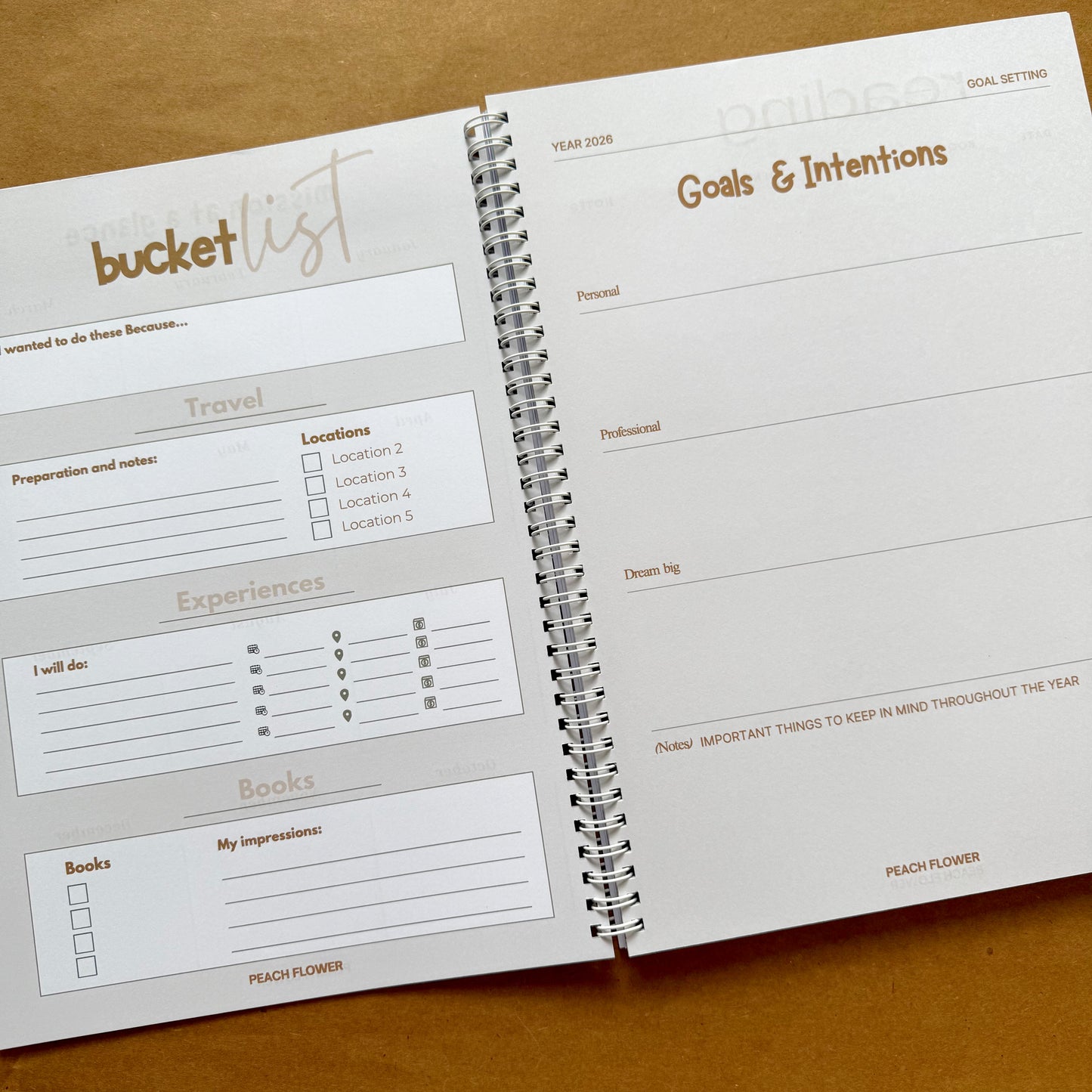Yearly Planner 2026 (Free: 2 Sticker Sheets + 4 Bookmarks + 6 Cards)