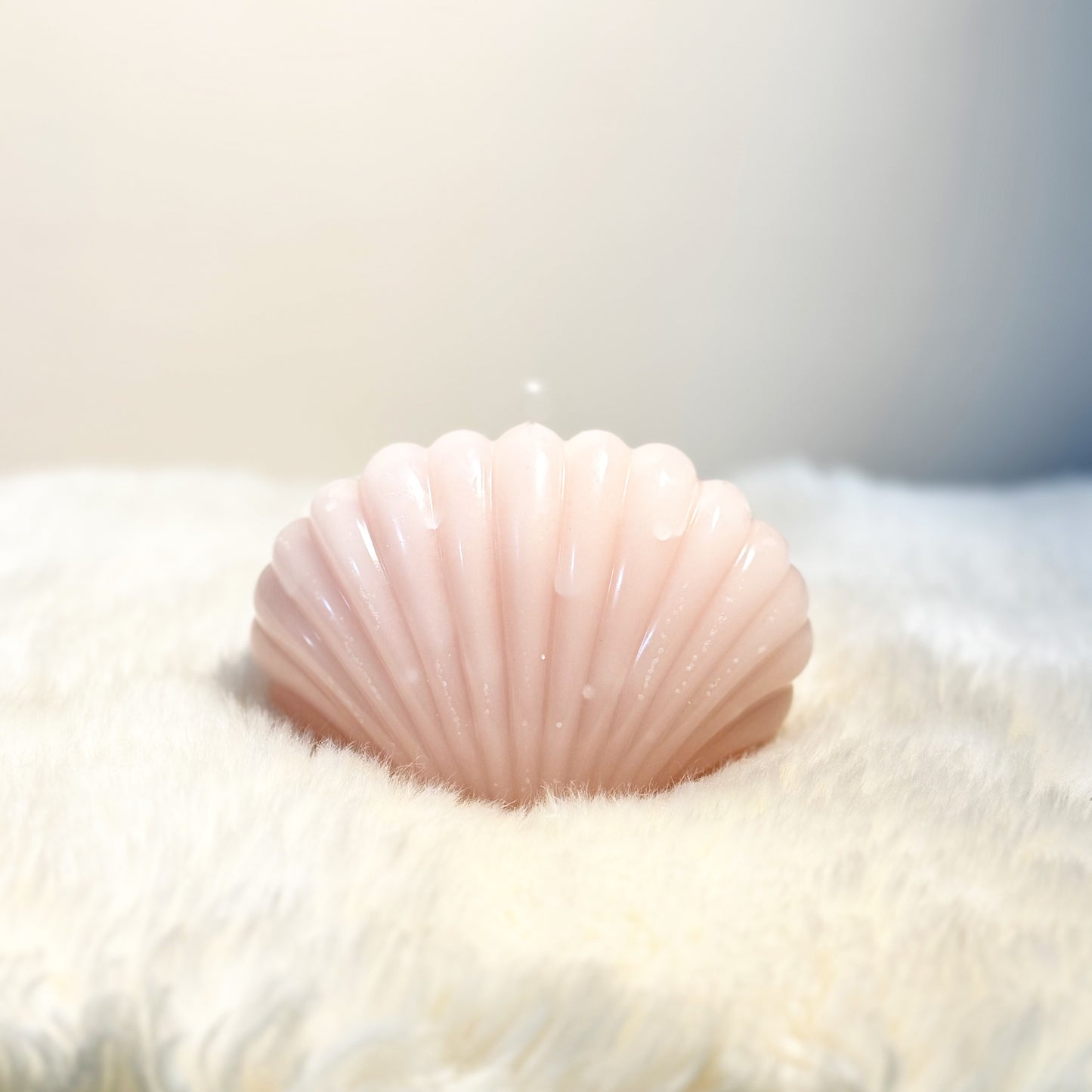 Pink Raspberry Sea Shell - Scented Candle