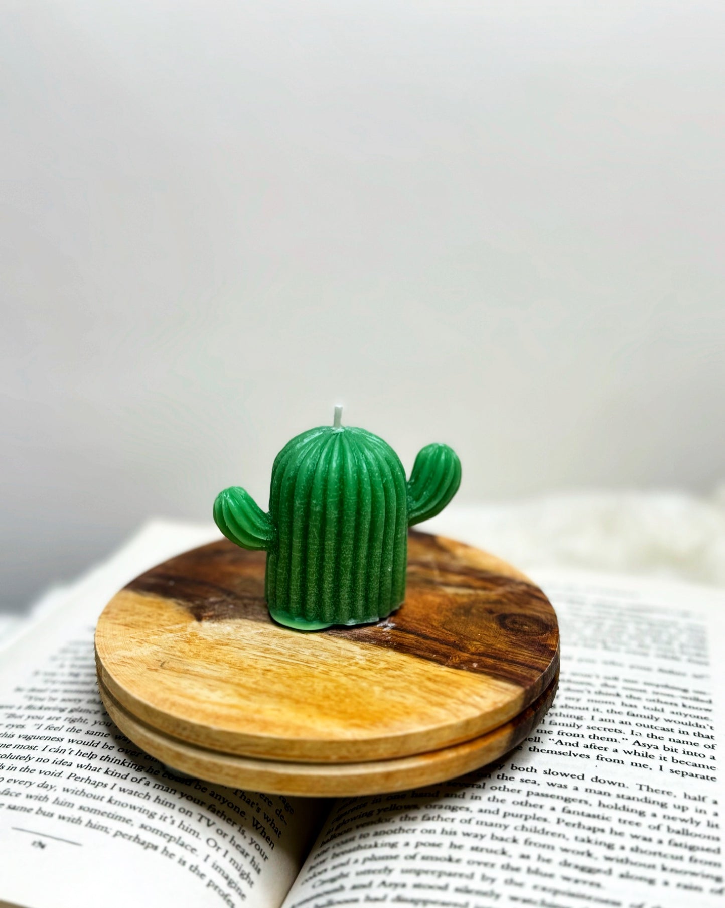 Green Cactus - Scented Candle