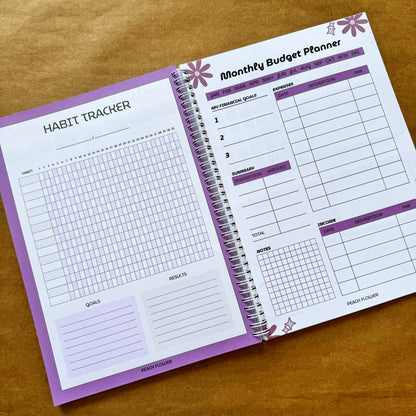 Yearly Planner 2025 (Free: 2 Sticker Sheets + 4 Bookmarks + 3 Cards)