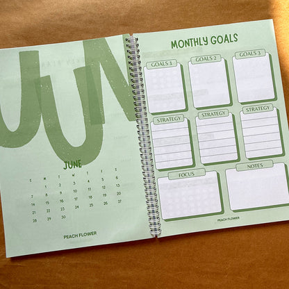 Yearly Planner 2026 (Free: 2 Sticker Sheets + 4 Bookmarks + 6 Cards)