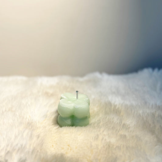 Small Green Vanilla Bubble - Scented Candle