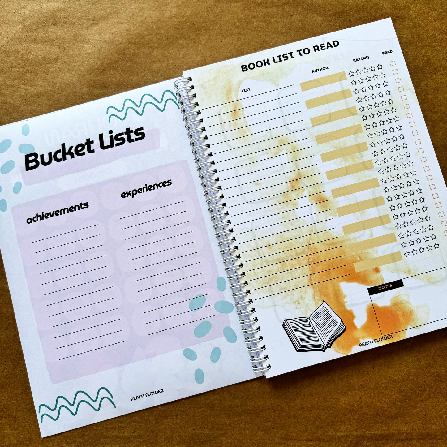 Yearly Planner 2025 (Free: 2 Sticker Sheets + 4 Bookmarks + 3 Cards)