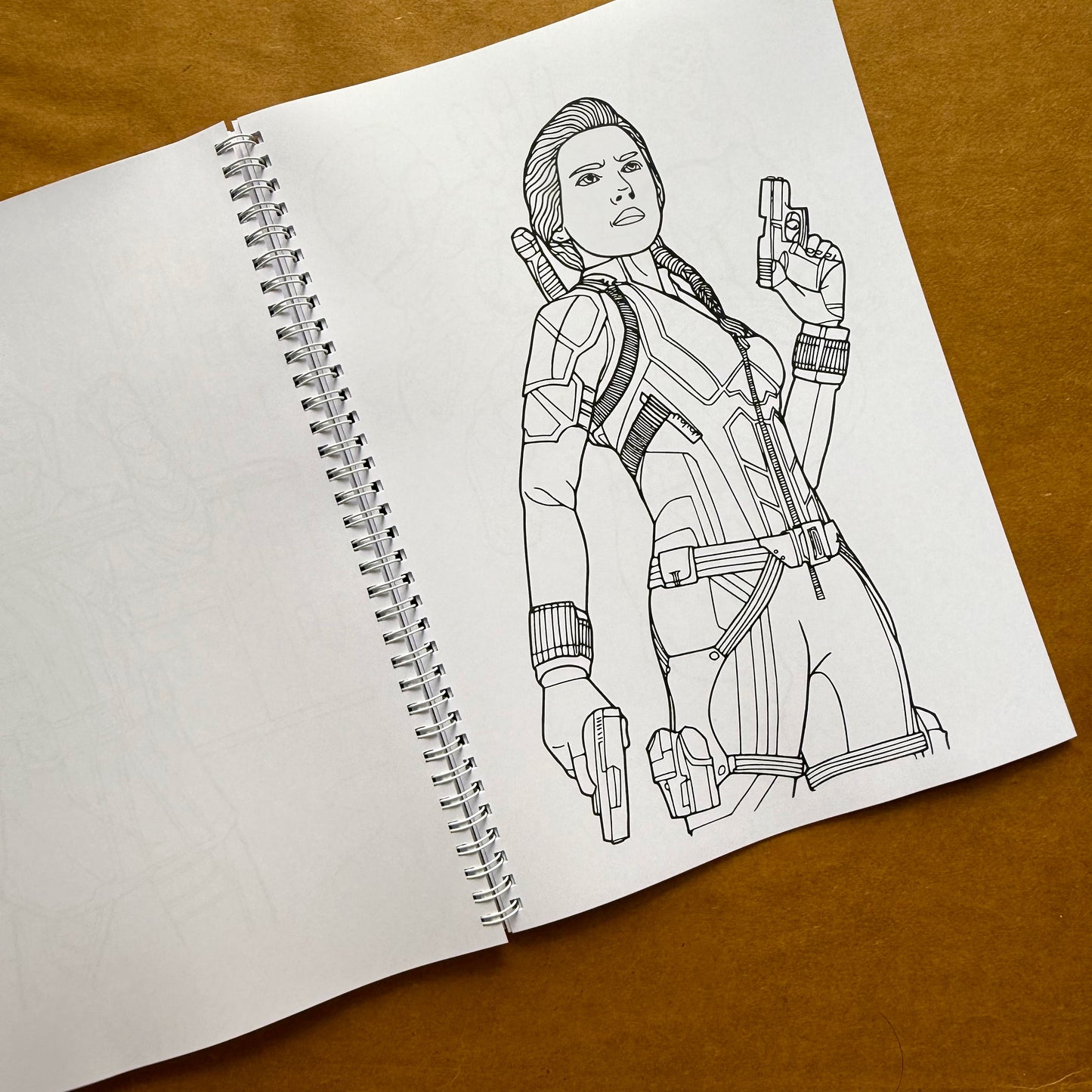 Adult Coloring Book: Marvel Version 2 in 1
