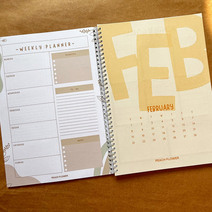 Yearly Planner 2026 (Free: 2 Sticker Sheets + 4 Bookmarks + 6 Cards)