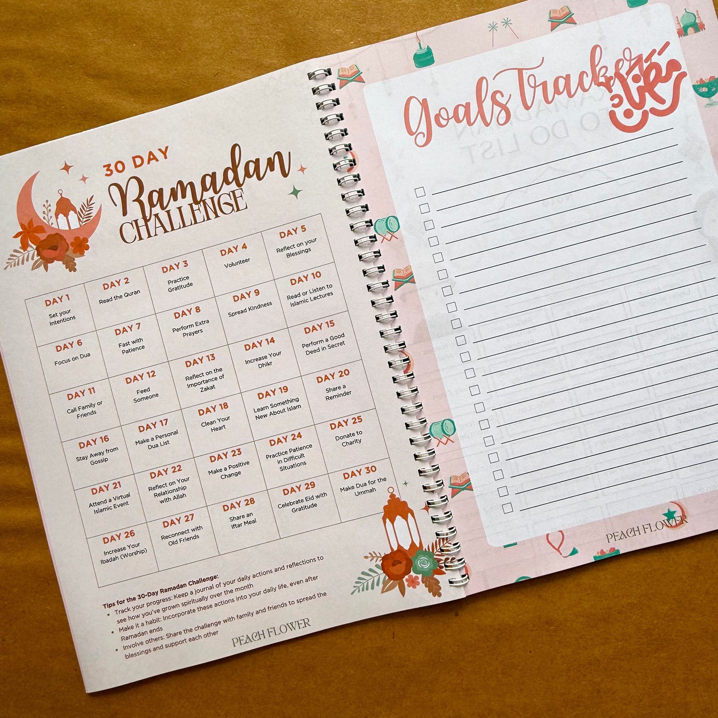 Ramadan Planner 2026 (Free: Sticker sheet, 8 cards, 4 Bookmarks)