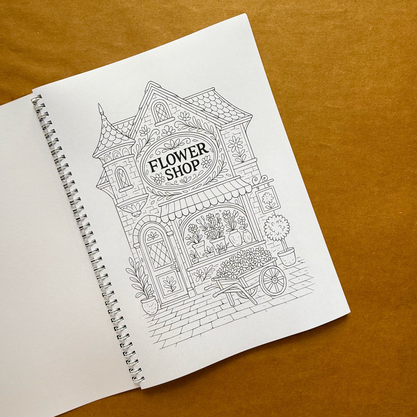 Adult Coloring Book: Urban Version 2 in 1