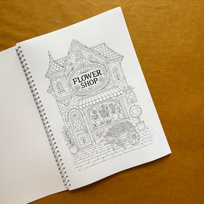 Adult Coloring Book: Urban Version 2 in 1