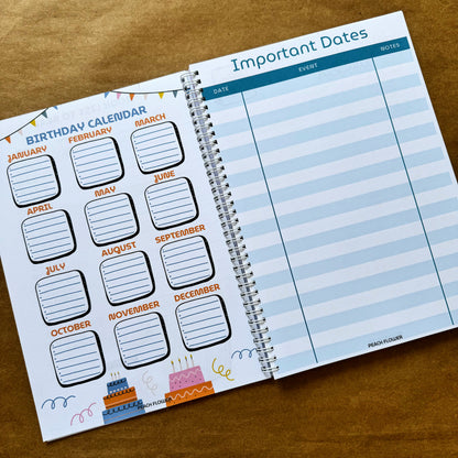 Yearly Planner 2025 (Free: 2 Sticker Sheets + 4 Bookmarks + 3 Cards)