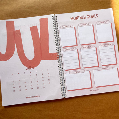 Yearly Planner 2026 (Free: 2 Sticker Sheets + 4 Bookmarks + 6 Cards)