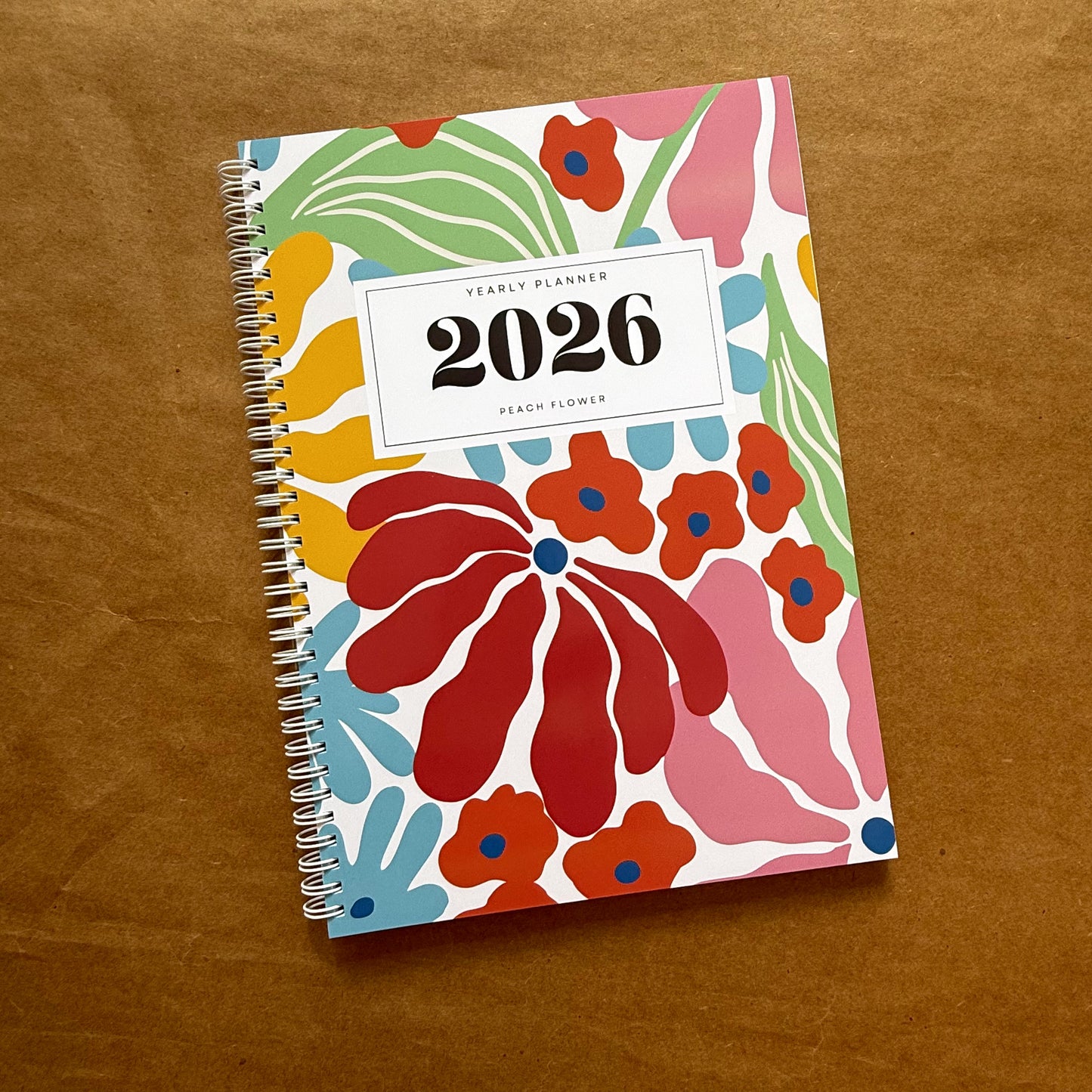 Yearly Planner 2026 (Free: 2 Sticker Sheets + 4 Bookmarks + 6 Cards)