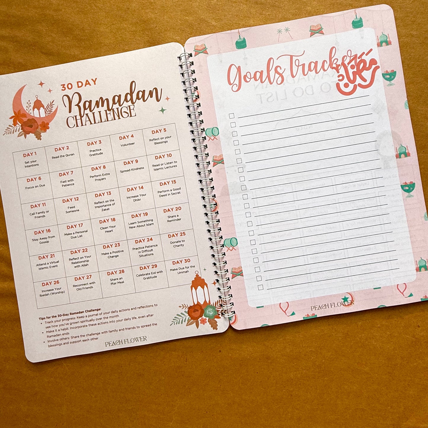 Ramadan Planner 2026 (Free: Sticker sheet, 8 cards, 4 Bookmarks)