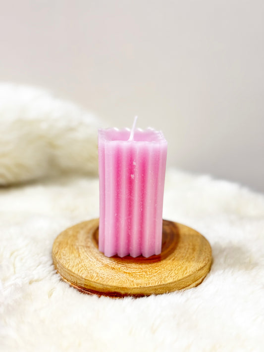 Baby Pink Raspberry Tower - Scented Candles