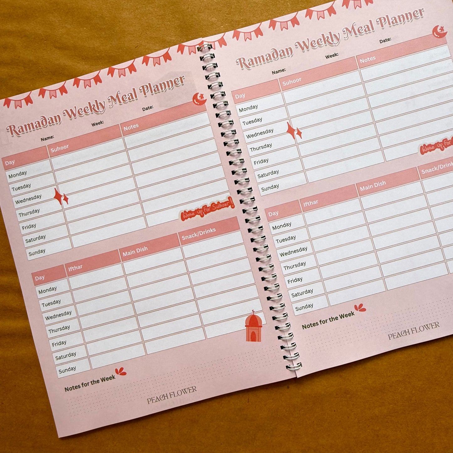 Ramadan Planner 2026 (Free: Sticker sheet, 8 cards, 4 Bookmarks)