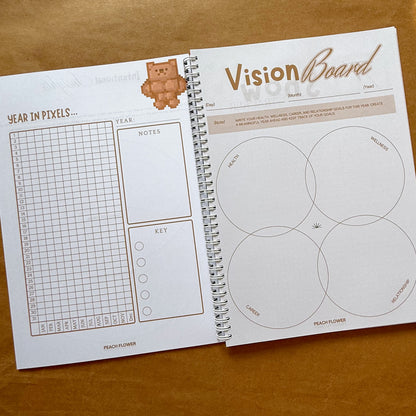 Yearly Planner 2026 (Free: 2 Sticker Sheets + 4 Bookmarks + 6 Cards)
