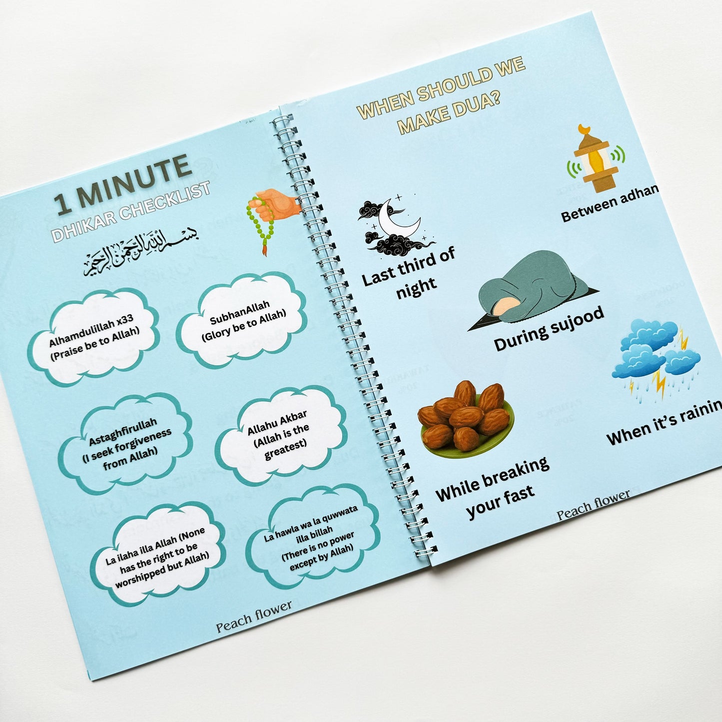 Namaz Planner (Free: 1 Sticker Sheet + 4 Bookmarks + 2 Cards)