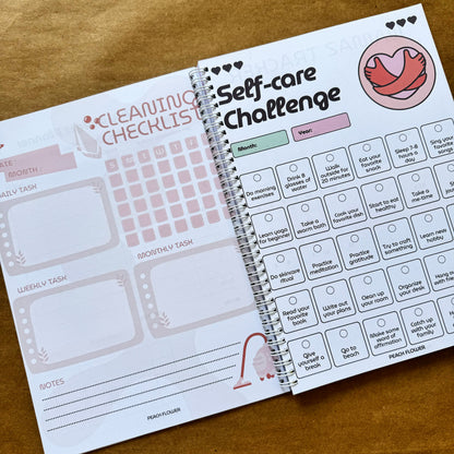 Yearly Planner 2025 (Free: 2 Sticker Sheets + 4 Bookmarks + 3 Cards)