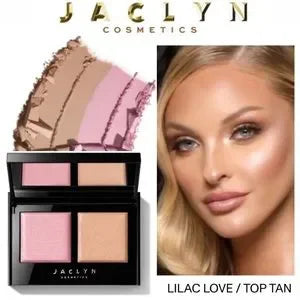 Jaclyn Cosmetics - BRONZE & BLUSHING DUO - LILAC LOVE / TOP TAN